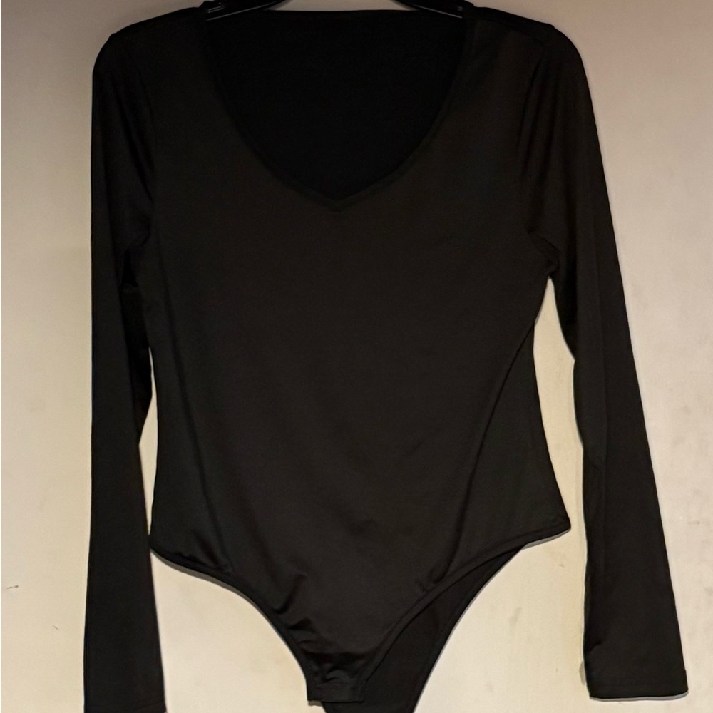 Black Long Sleeve Bodysuit